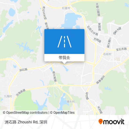 洲石路 Zhoushi Rd地图
