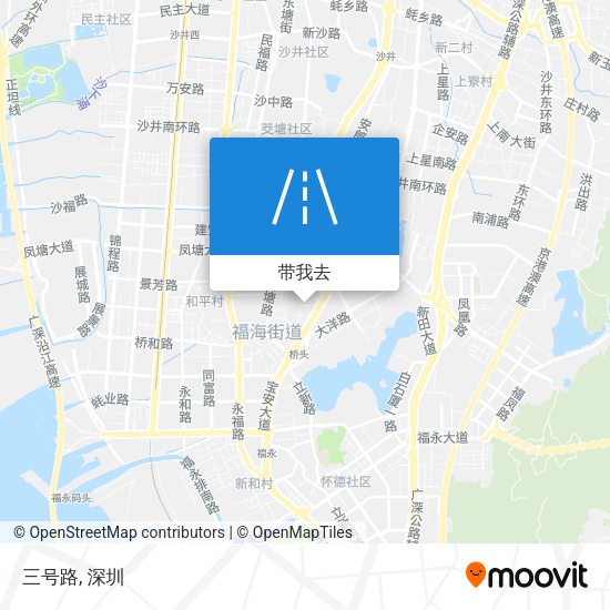 三号路地图