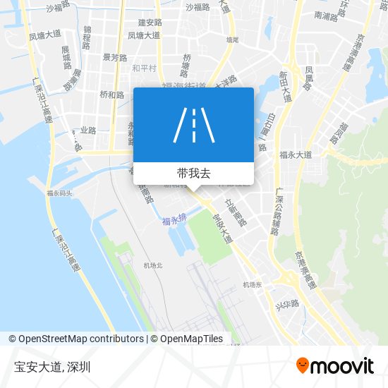 宝安大道地图