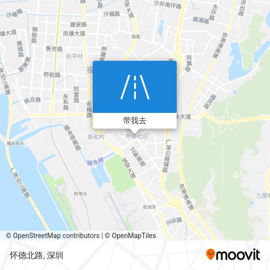 怀德北路地图