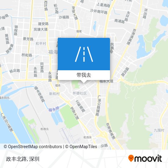 政丰北路地图