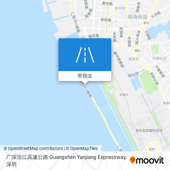 广深沿江高速公路 Guangshen Yanjiang Expressway地图