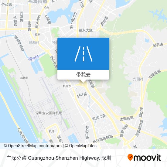 广深公路 Guangzhou-Shenzhen Highway地图