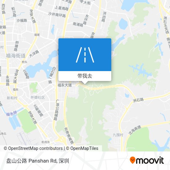 盘山公路 Panshan Rd地图