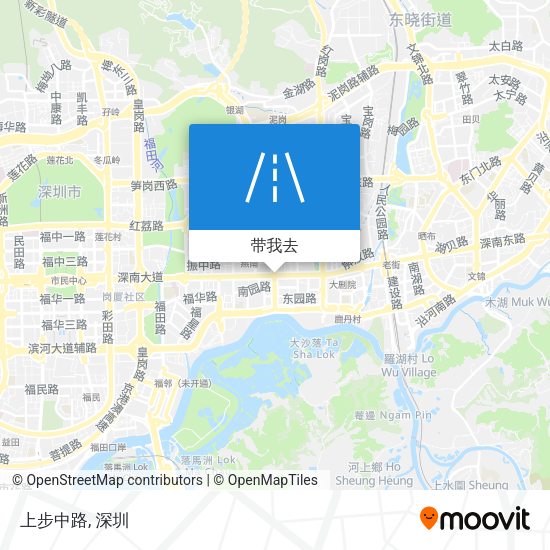 上步中路地图
