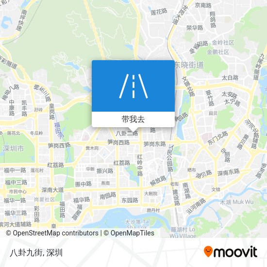 八卦九街地图