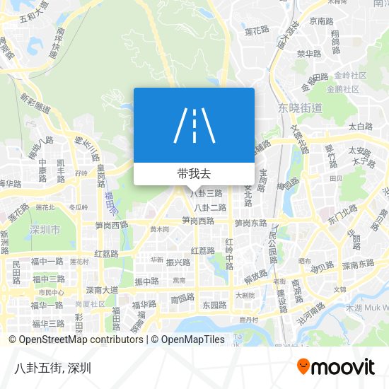 八卦五街地图