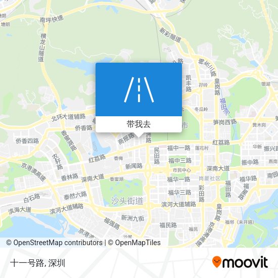 十一号路地图
