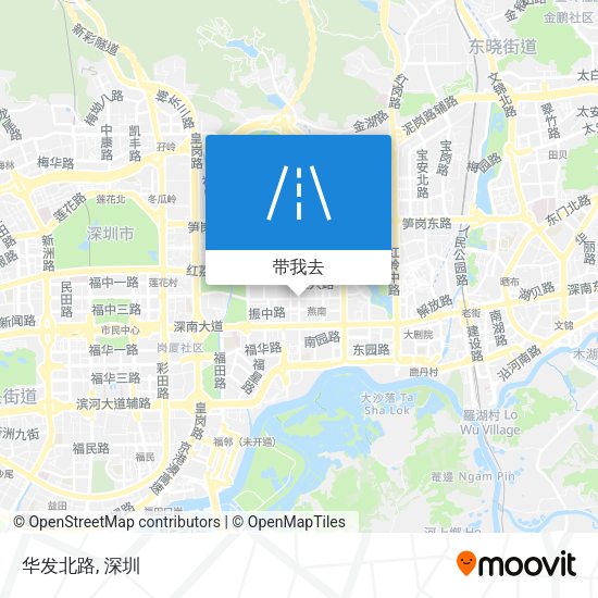华发北路地图