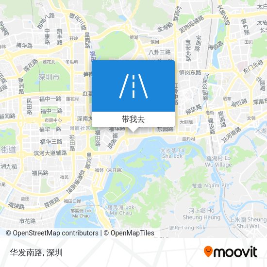 华发南路地图