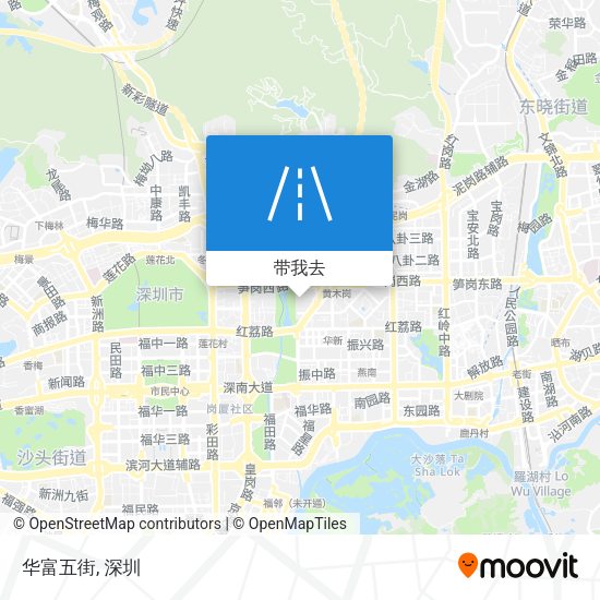 华富五街地图