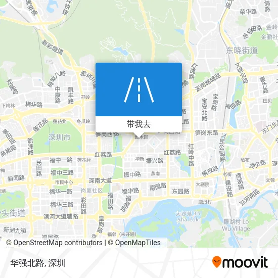 华强北路地图