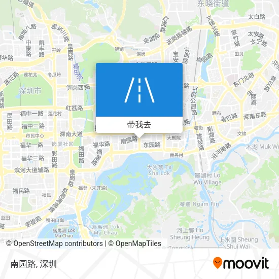 南园路地图