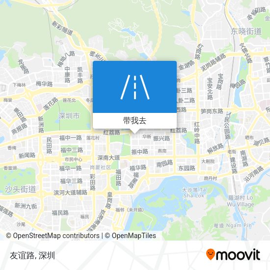 友谊路地图