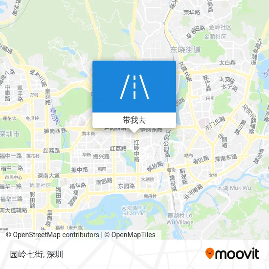 园岭七街地图