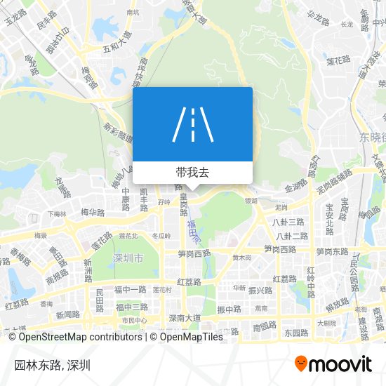 园林东路地图