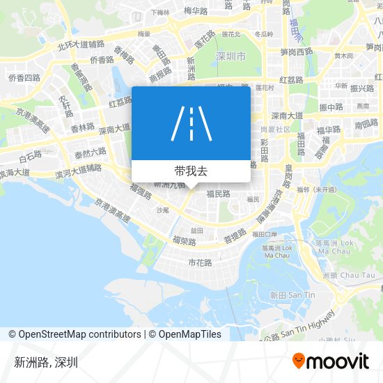 新洲路地图