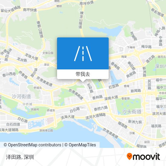 泽田路地图