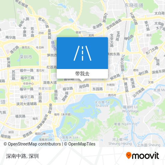 深南中路地图