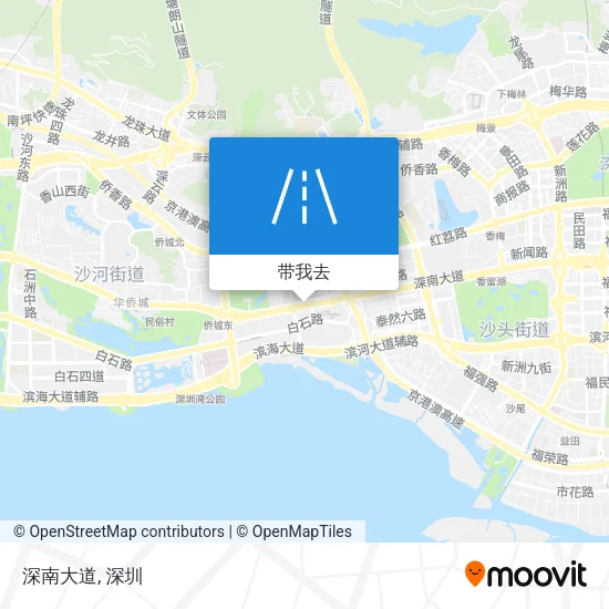 深南大道地图