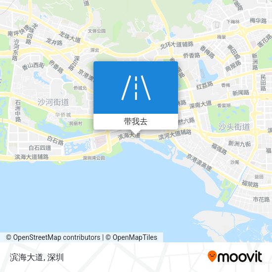 滨海大道地图