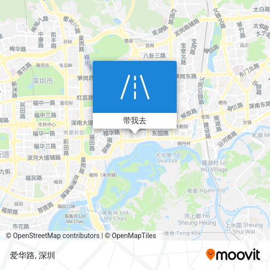 爱华路地图