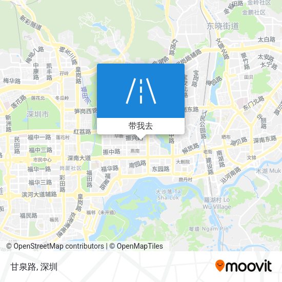 甘泉路地图
