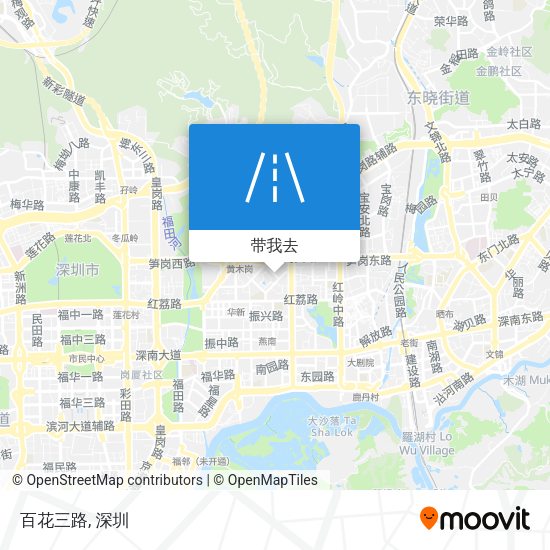 百花三路地图