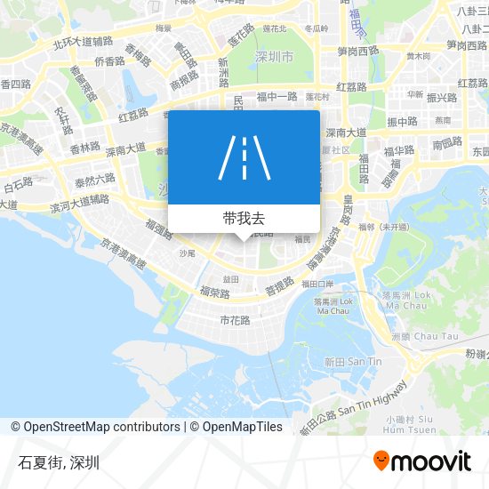 石夏街地图