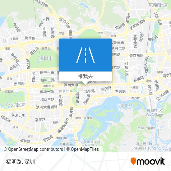 福明路地图