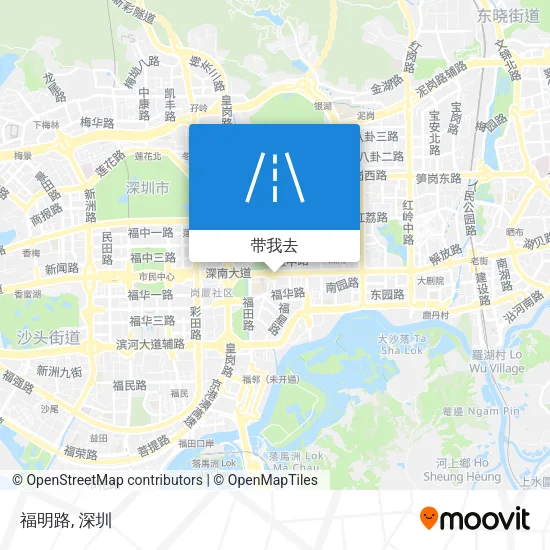 福明路地图
