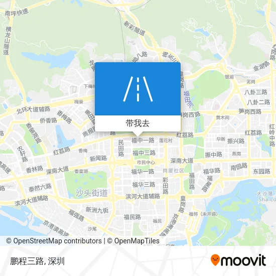 鹏程三路地图