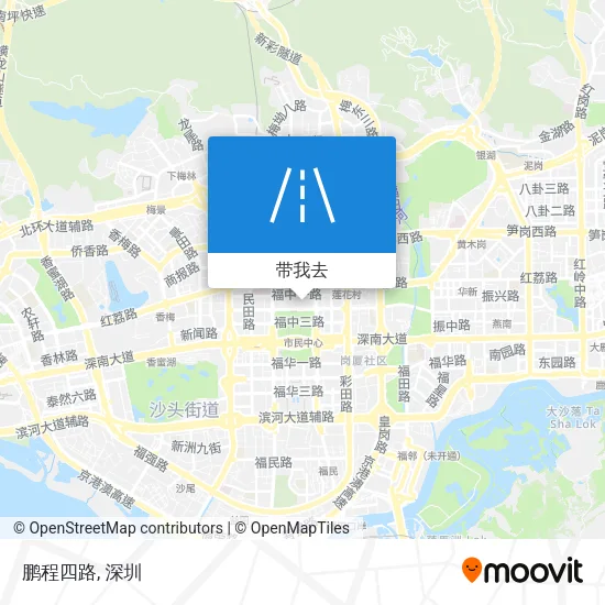 鹏程四路地图