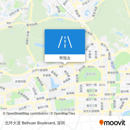 北环大道 Beihuan Boulevard地图