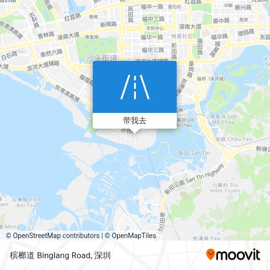 槟榔道 Binglang Road地图