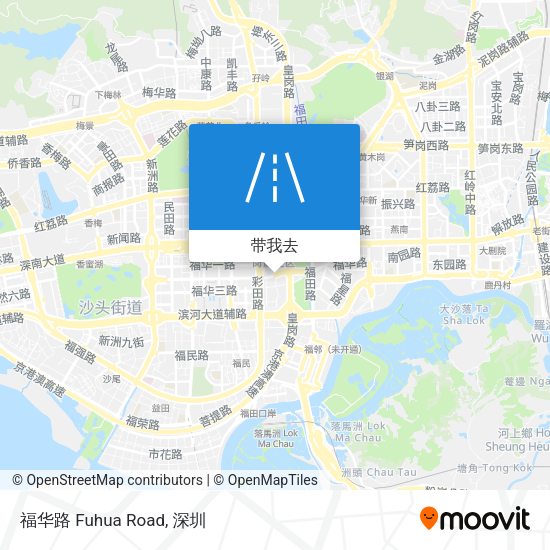 福华路 Fuhua Road地图