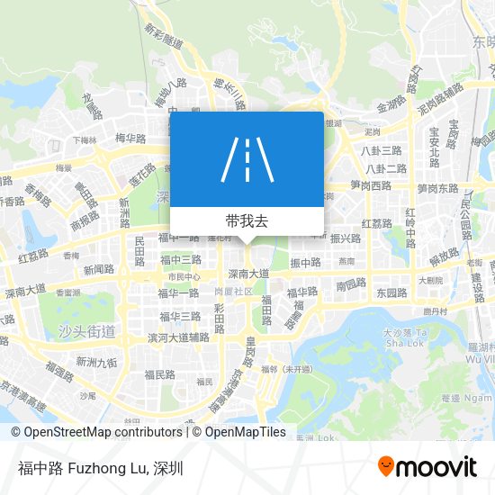 福中路 Fuzhong Lu地图