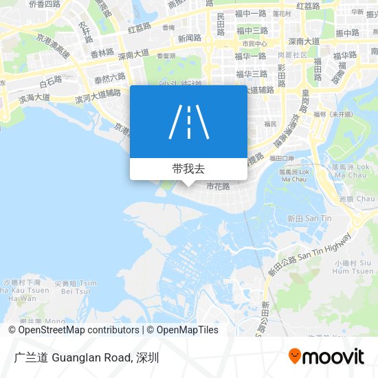 广兰道 Guanglan Road地图