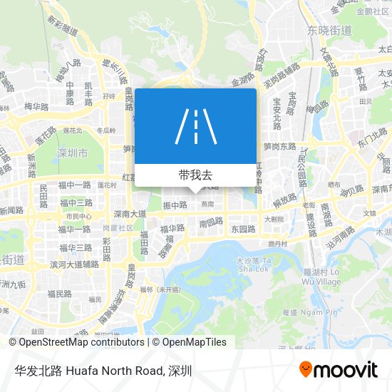 华发北路 Huafa North Road地图