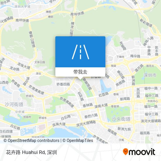 花卉路 Huahui Rd地图