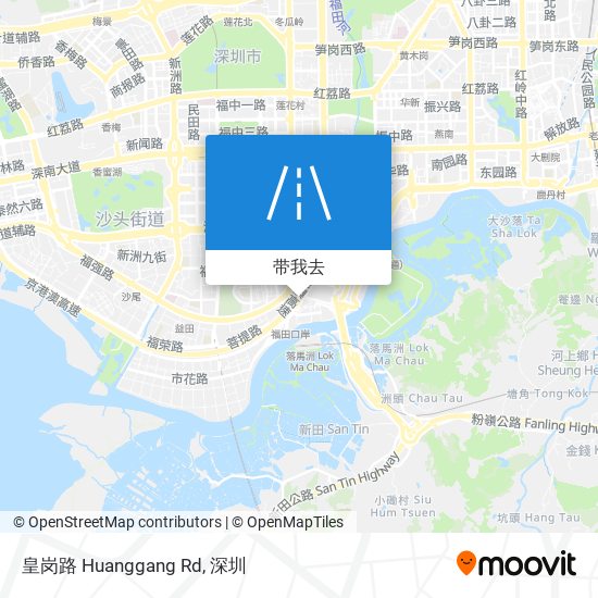 皇岗路 Huanggang Rd地图