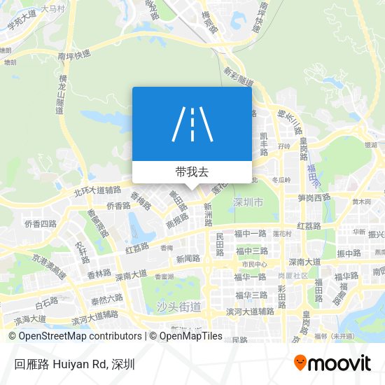 回雁路 Huiyan Rd地图