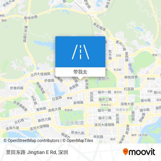 景田东路 Jingtian E Rd地图