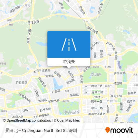景田北三街 Jingtian North 3rd St地图