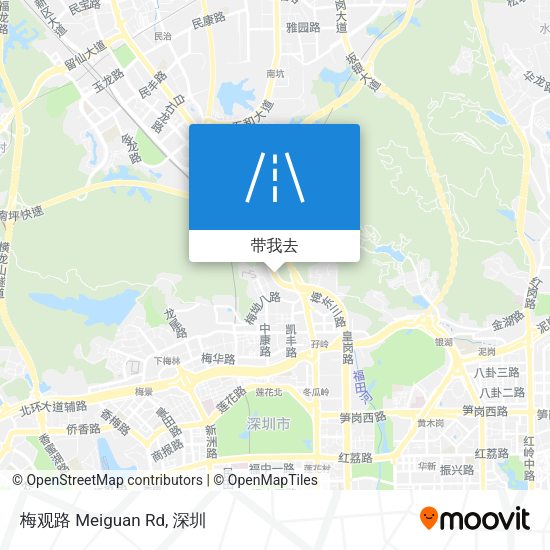 梅观路 Meiguan Rd地图