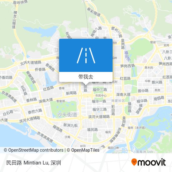 民田路 Mintian Lu地图