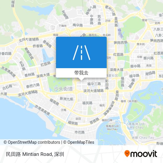 民田路 Mintian Road地图