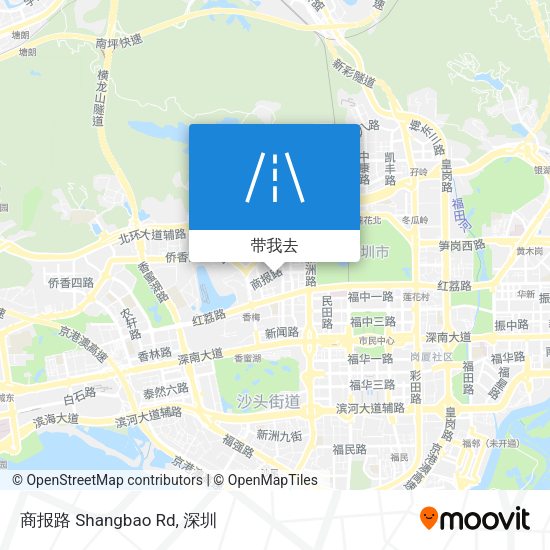 商报路 Shangbao Rd地图