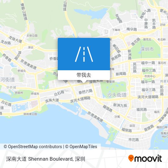 深南大道 Shennan Boulevard地图