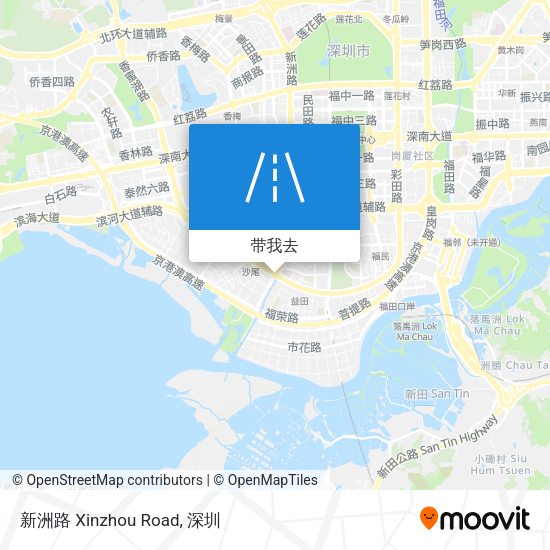 新洲路 Xinzhou Road地图